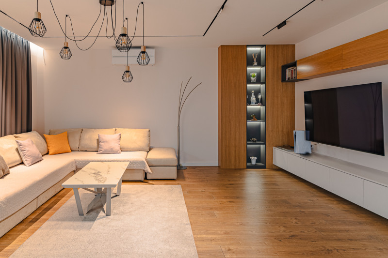 A modern city apartment