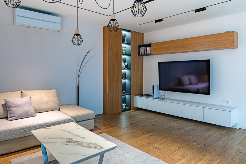 A modern city apartment