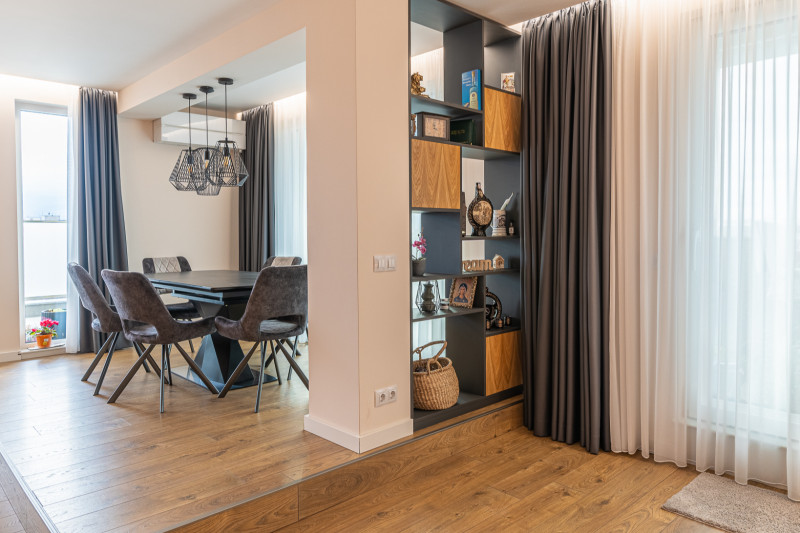 A modern city apartment