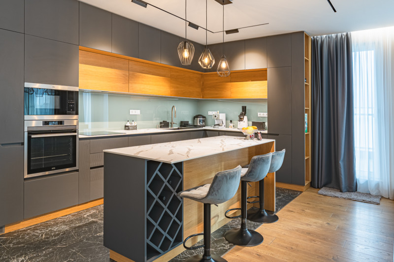 A modern city apartment