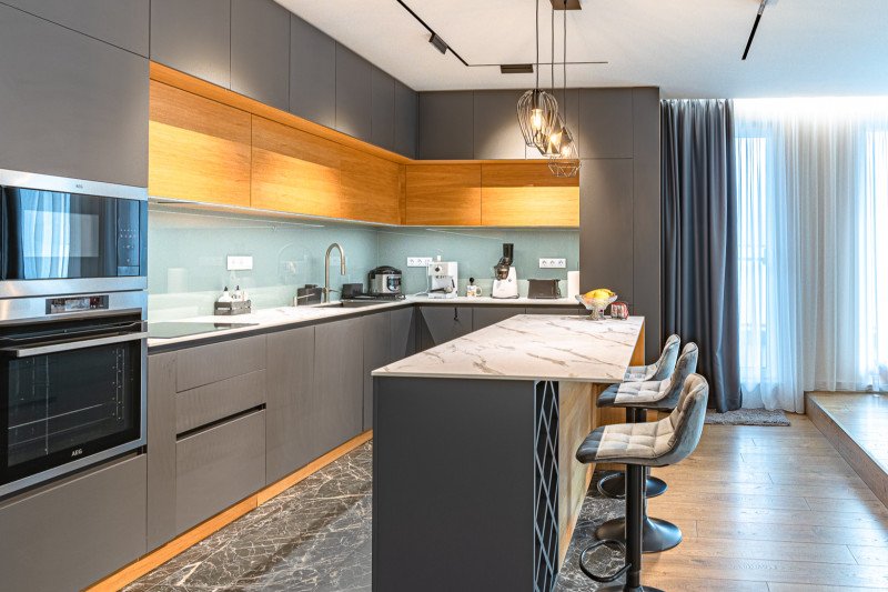 A modern city apartment