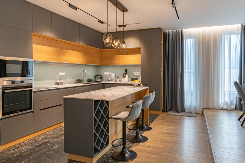 A modern city apartment