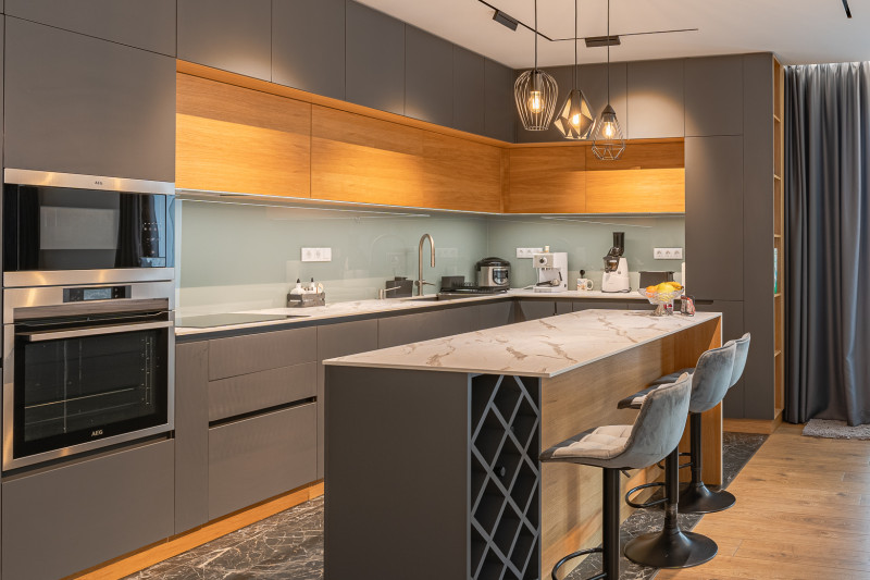 A modern city apartment