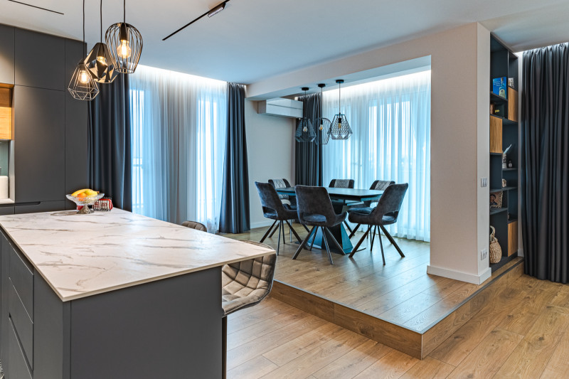 A modern city apartment